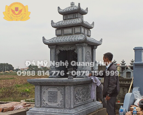 Mộ đá xanh Ninh Binh giá rẻ